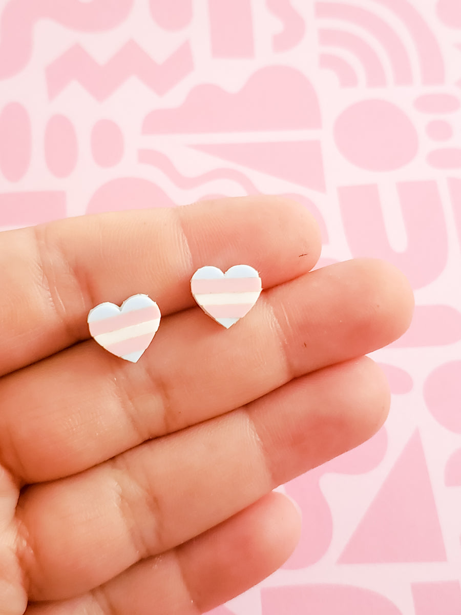 Heart Flag Earrings 