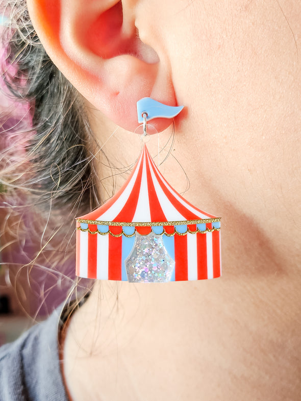 Circus Tent Earrings