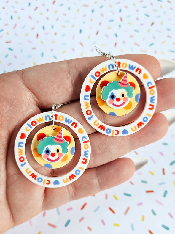 Clown Town Earrings