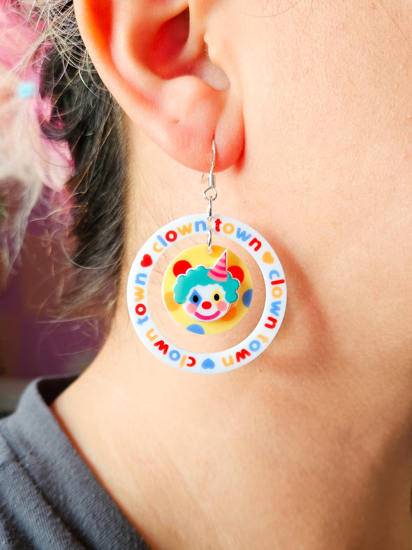 Clown Town Earrings