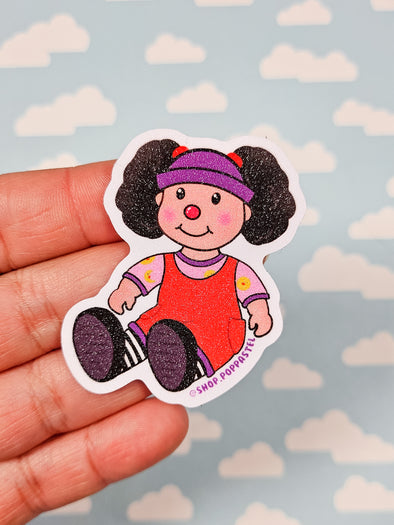 Clown Glitter Sticker