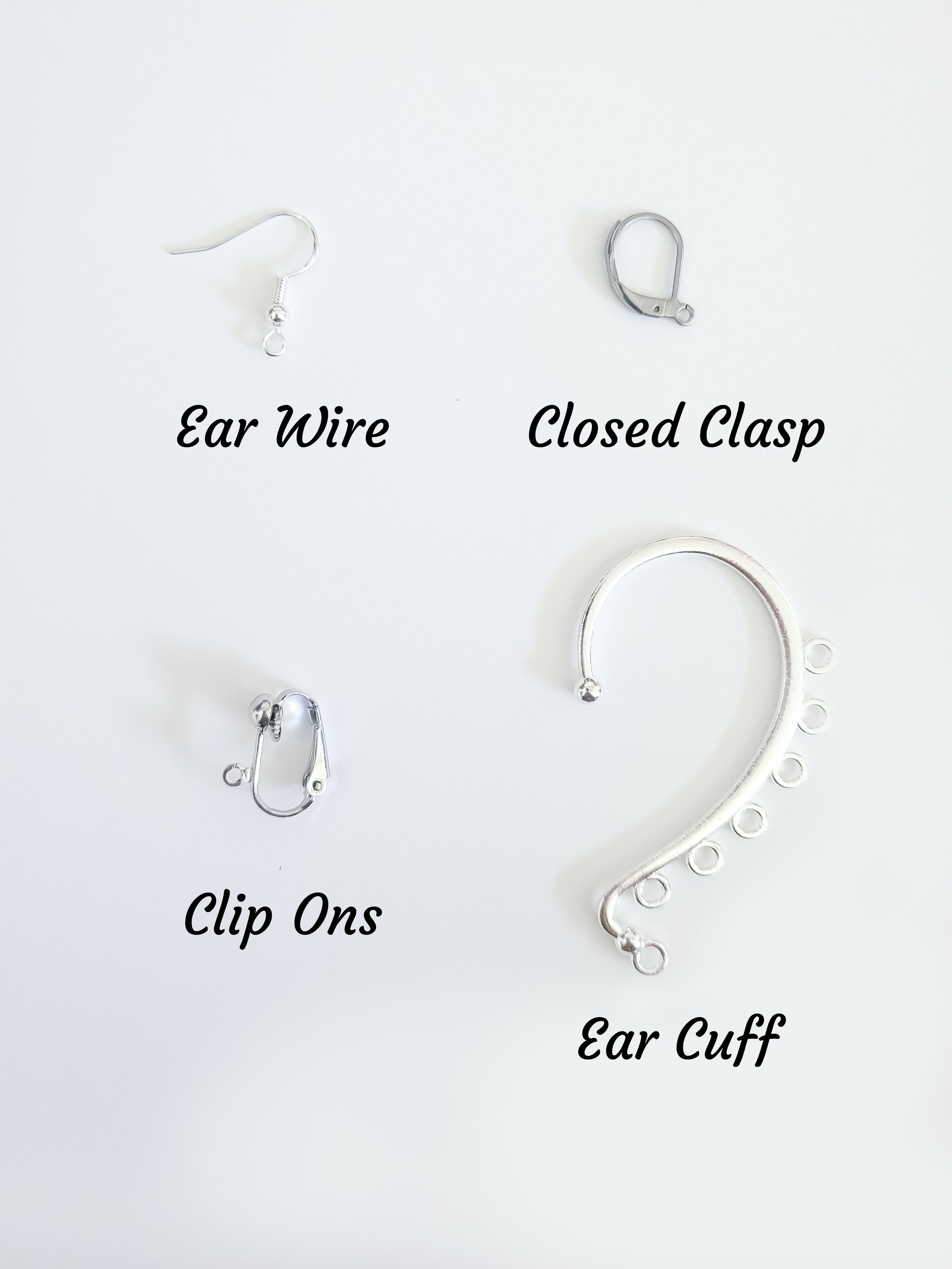 Clearrings Earring Converters – PopPastel