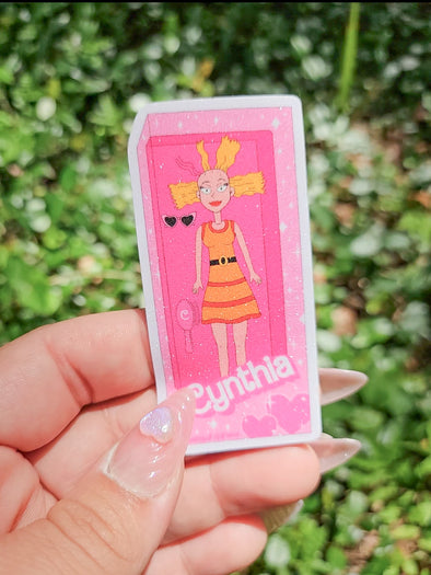 Cynthia Glitter Sticker