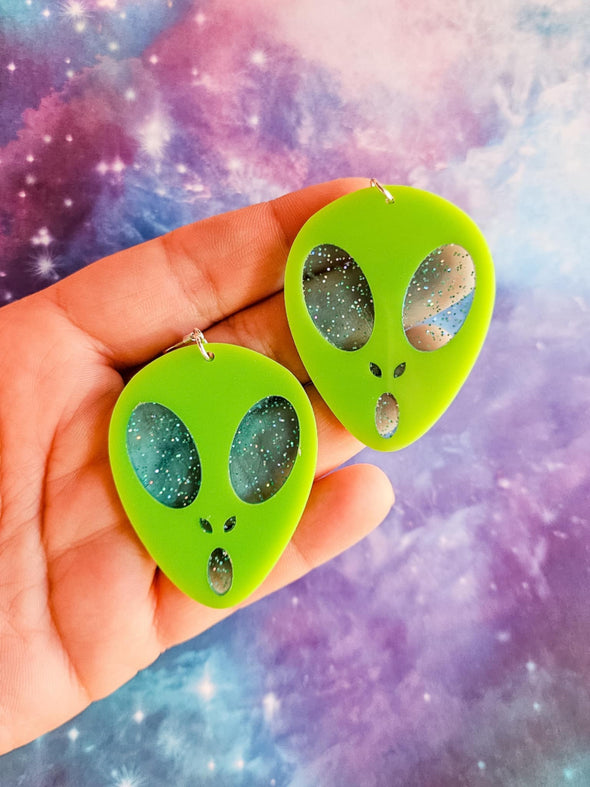 Alien Earrings